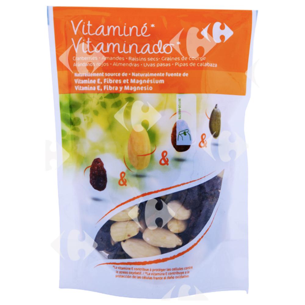 [644051] Mélange de Cranberries, Amandes, Raisins et Courges Carrefour 120g