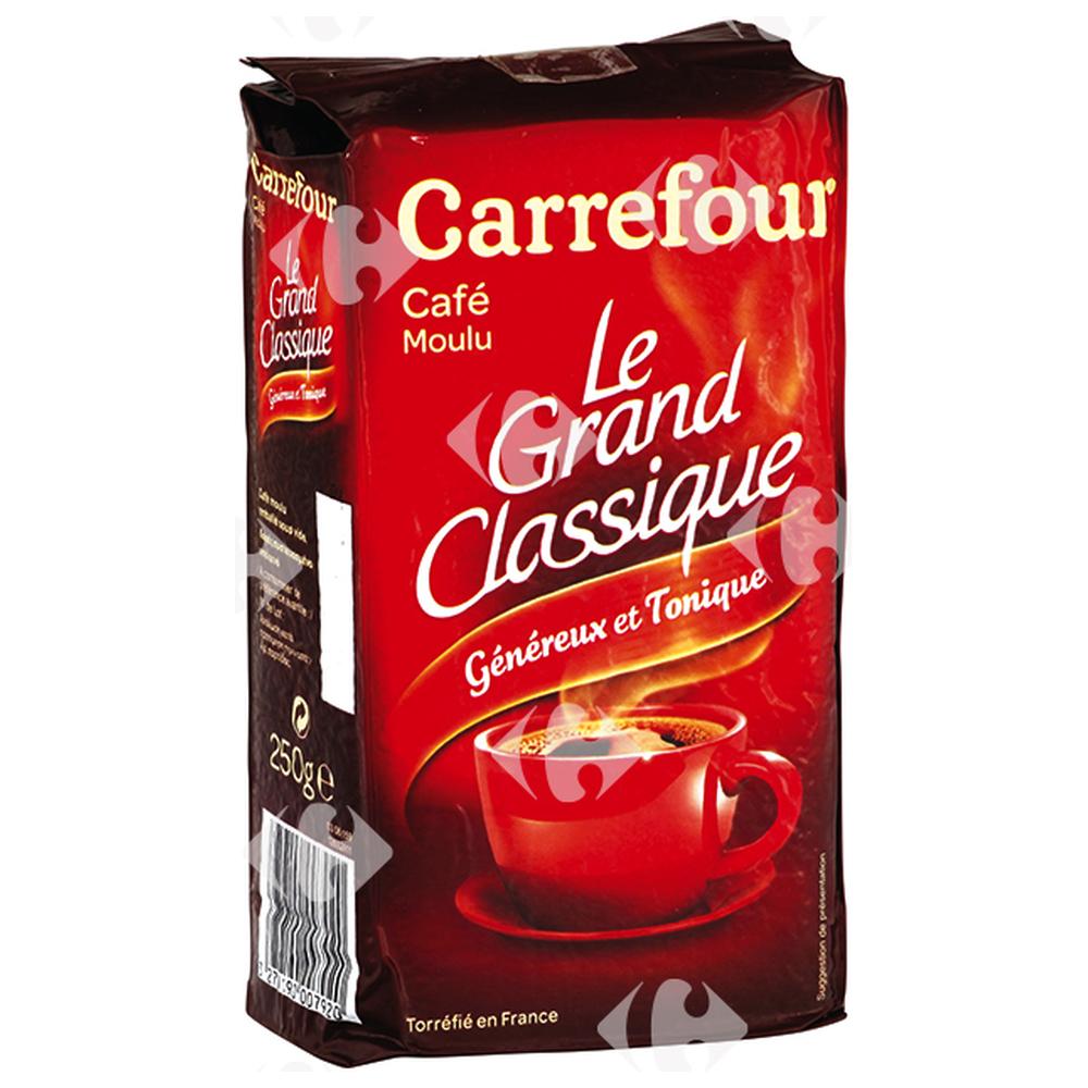 Café Moulu Robusta le Grand Classique Carrefour 250g