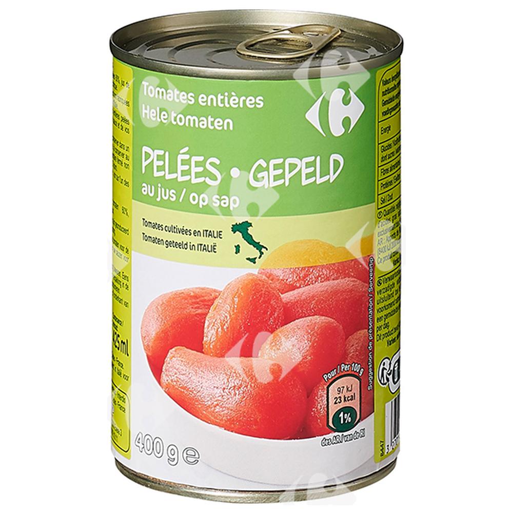 Conserve de Tomate Entières Pelées Carrefour 400g