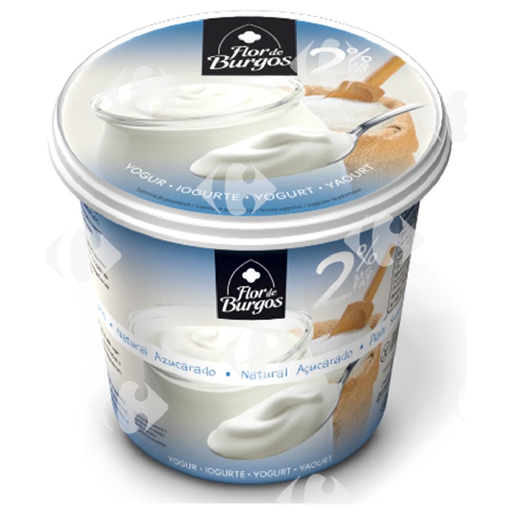 [628429] Yaourt Brassé Nature Sucré Cremos Flor De Burgos 650g