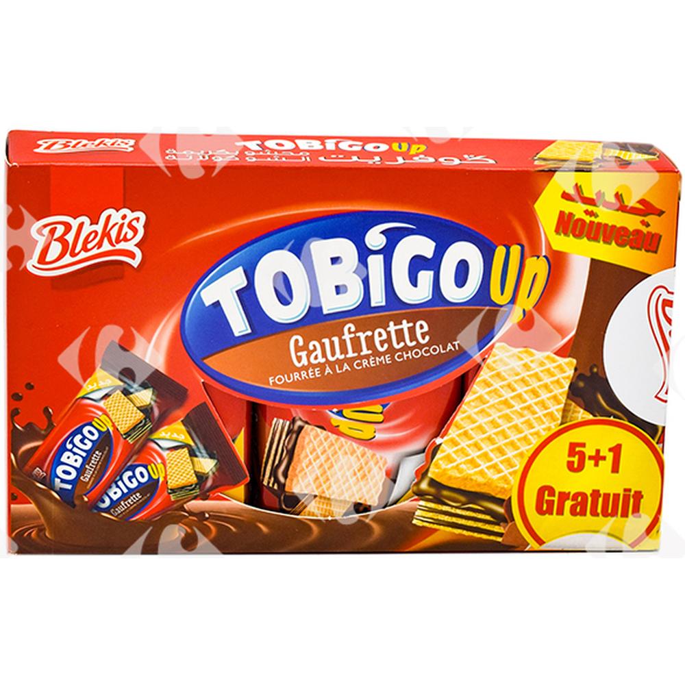 Pack Gaufrettes Chocolat Tobigo 6x24g