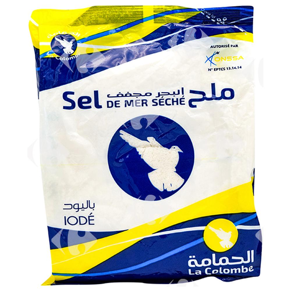 [566701] Sel Séché Iodé en Sachet La Colombe 750g