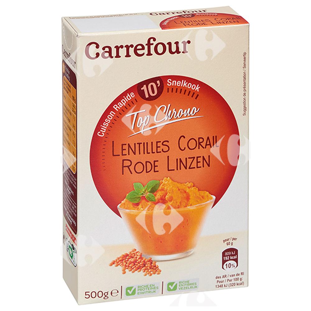 Lentilles Corail Carrefour 500g