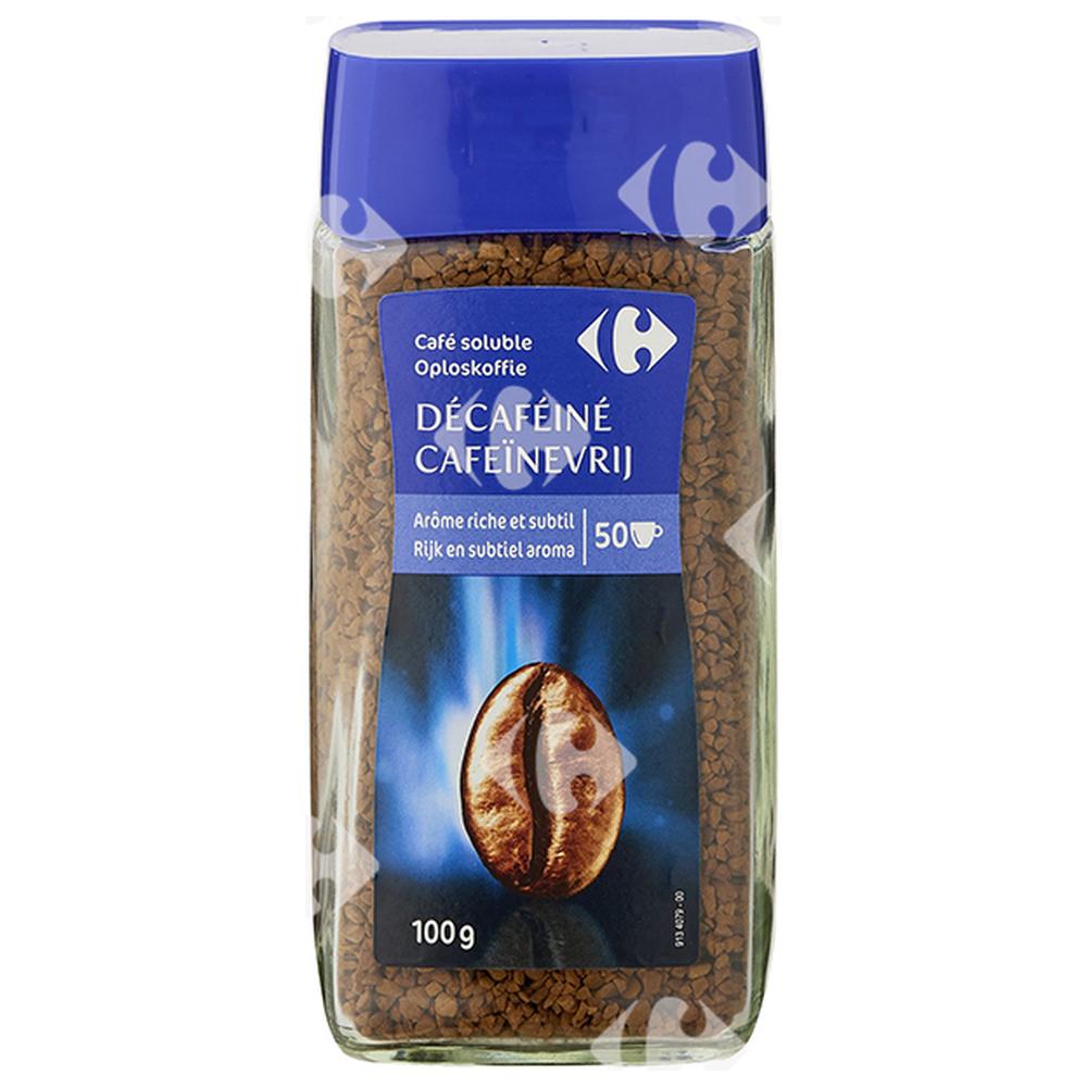 Café Soluble Décaféiné Carrefour 100g