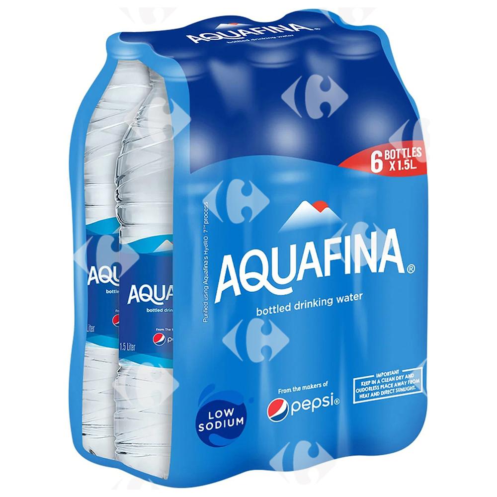[664235] Pack Eau de Table Minéralisée Aquafina 1,5Lx6