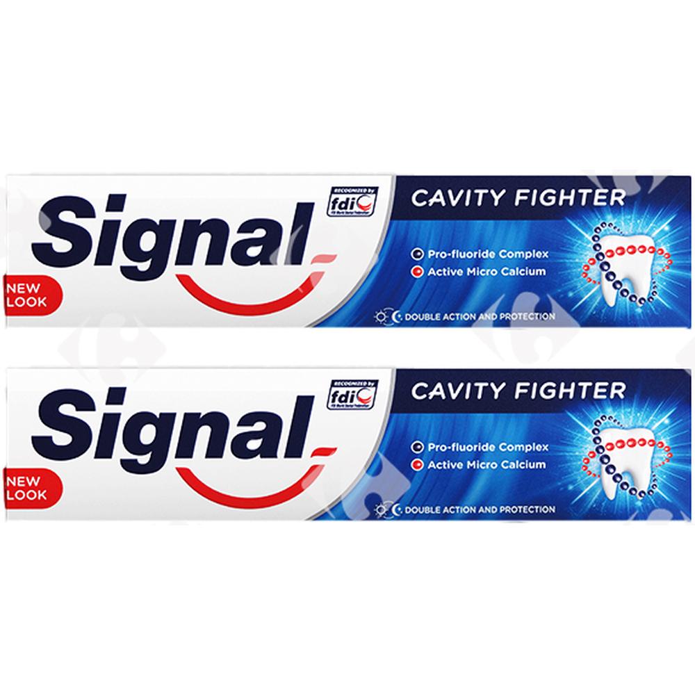 [612862] Pack De 2 Dentifrices Cavity Fighter Signal 75ml