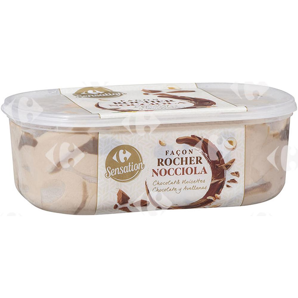 [662333] Crème Glacée Façon Rocher Carrefour 472g