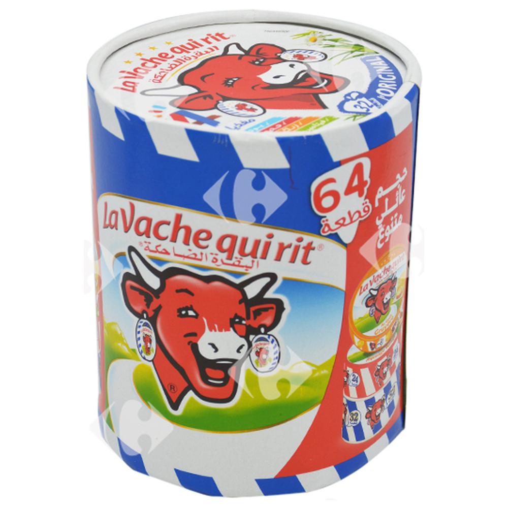 [227829] Lot mixte de 3 Fromages fondus : Fromage standard - Fromage rouge - Gruyère La Vache Qui Rit 64 unités