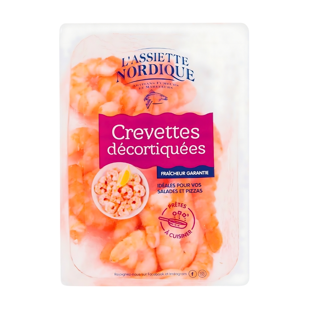 [652302] Crevettes Décortiquées L'Assiette Nordique 150g