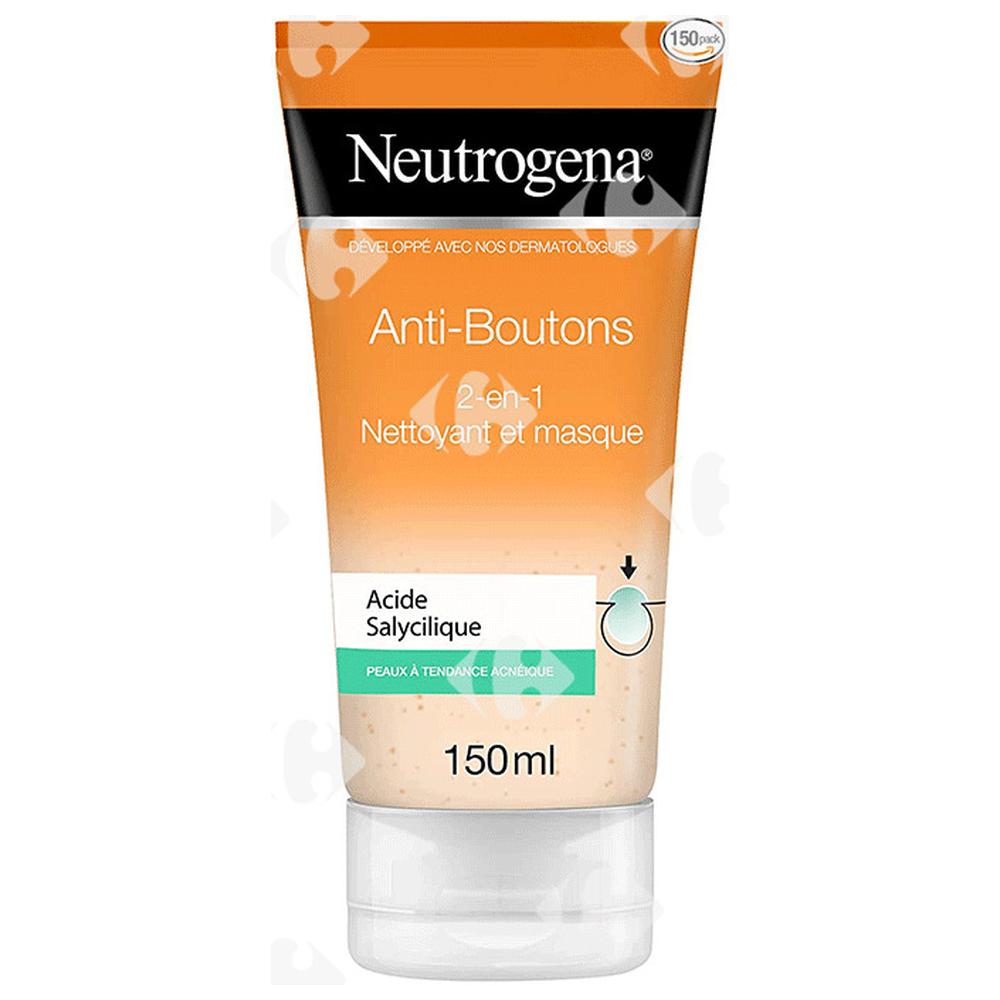 [679081] Gel Nettoyant Masque 2 En 1 Anti-Boutons Neutrogena 150ml
