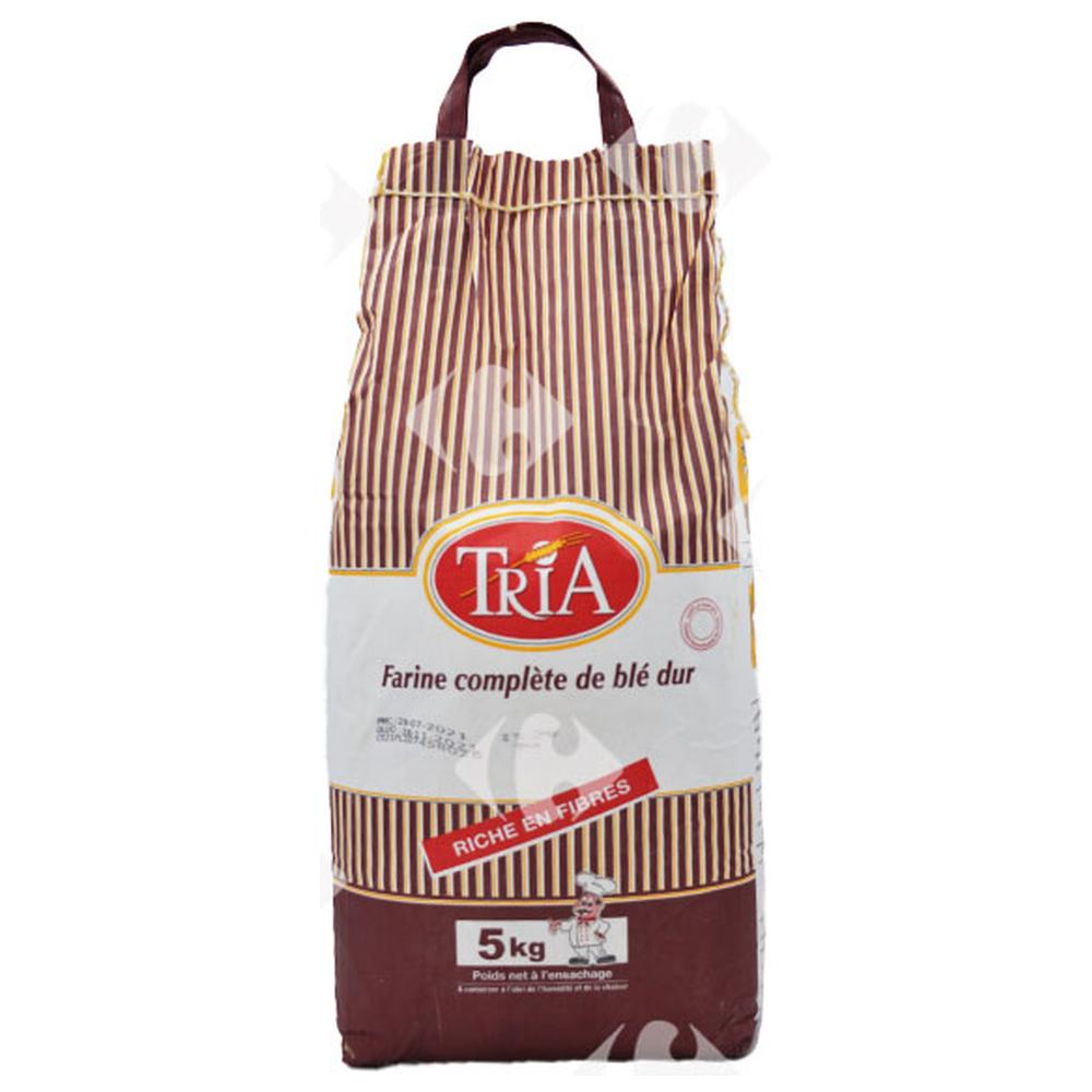 Farine Complète de Blé Dur Tria 5kg