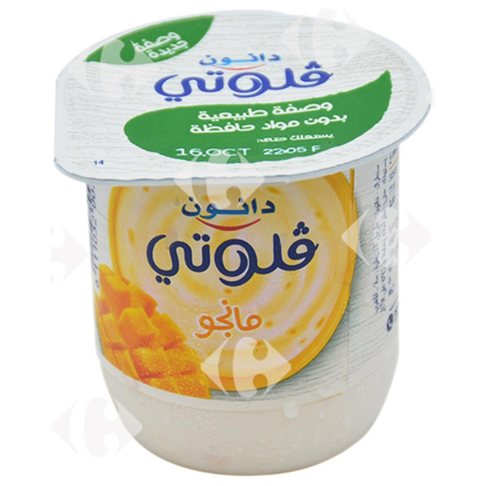 [614319] Yaourt Brassé Mangue Velouté Danone 110g