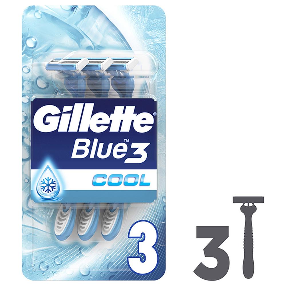 [224986] Rasoirs Jetables Blue 3 Ice Gillette 3 unités