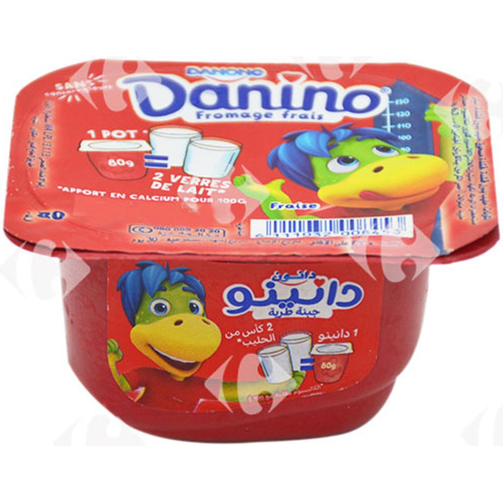 [64592] Fromage Frais Fraise Danino Danone 80g