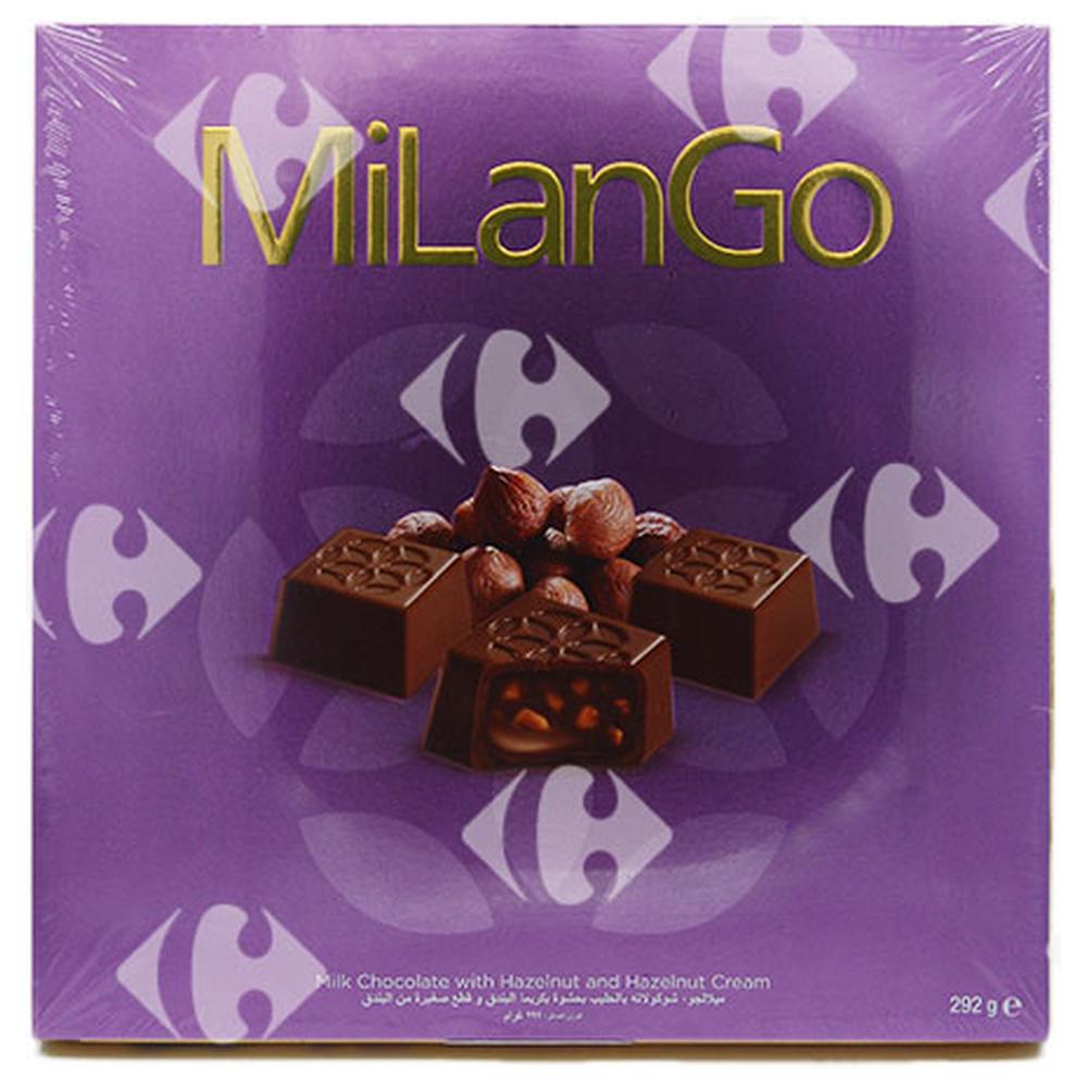 [656280] Coffret de Chocolat Cubes Noisettes Milango 292g
