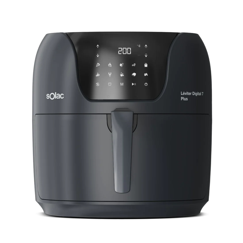 Friteuse Air Fry Leviter Digital Solac 7,4L 1800W.