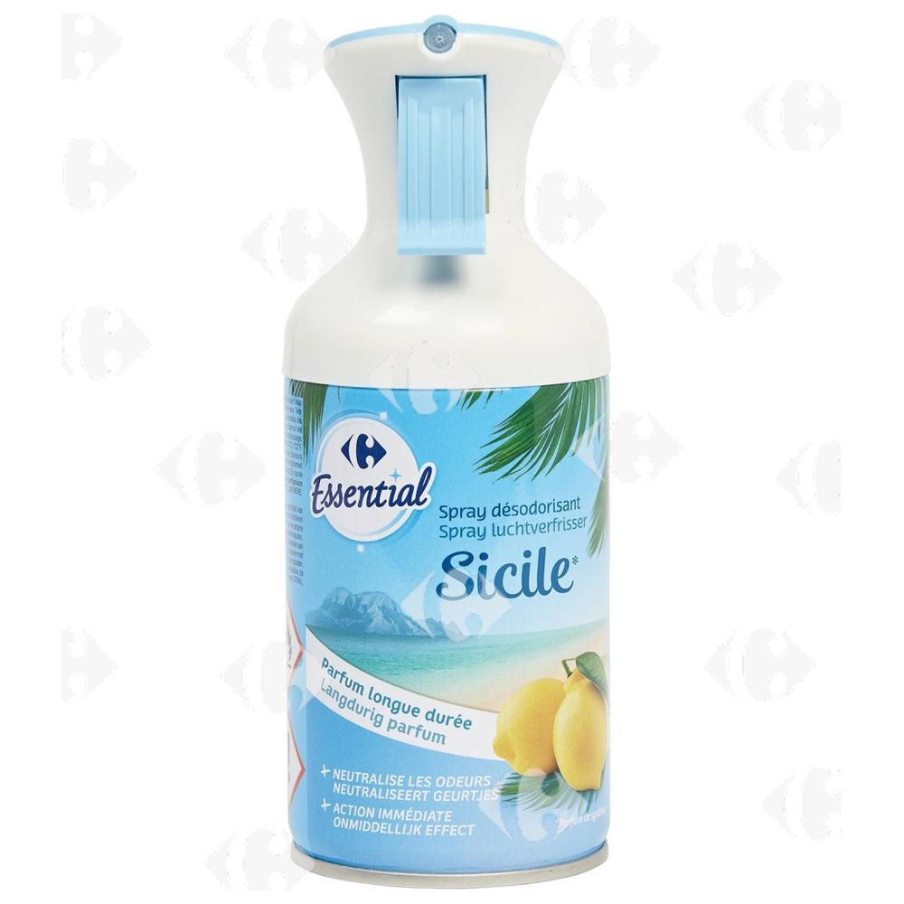 Désodorisant Aérosol Silice Carrefour 250ml
