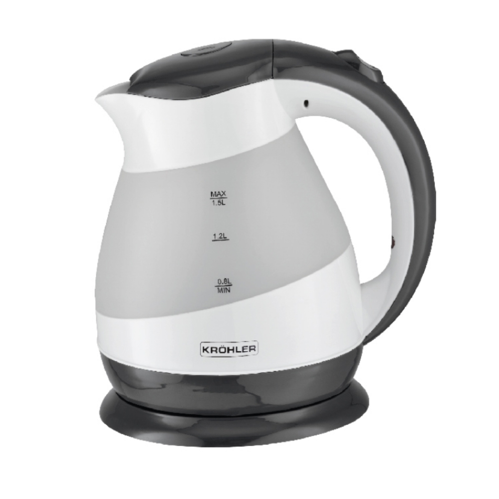 [673580] Bouilloire Électrique Kröhler 1,5L 2200W
