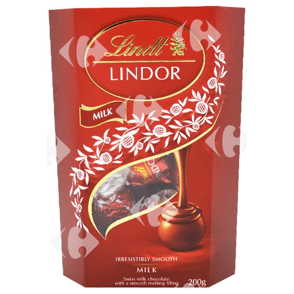 [70872] Truffes au Chocolat au Lait Lindor Lindt 200g.
