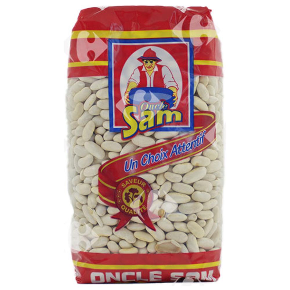 [71492] Haricots Secs Blancs Oncle Sam 1kg