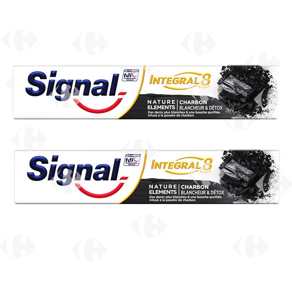 [670163] Pack De 2 Dentifrices Signal Charbon 75ml