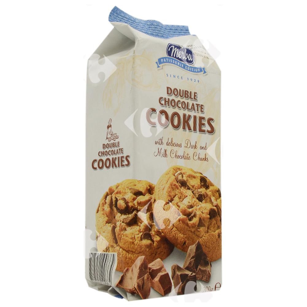 [364279] Cookies Muffin Double Chocolat Merba 200g
