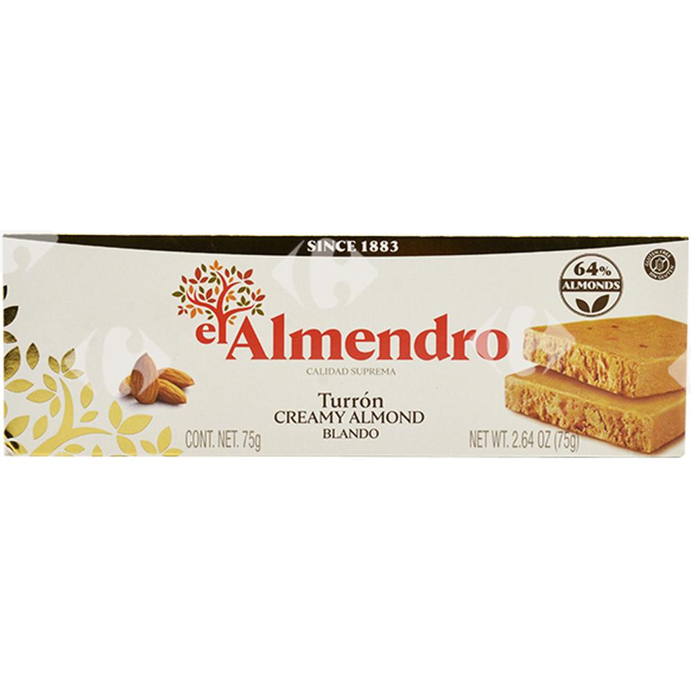 Turron Mou 64% Amandes sans Gluten El Almendro 75g