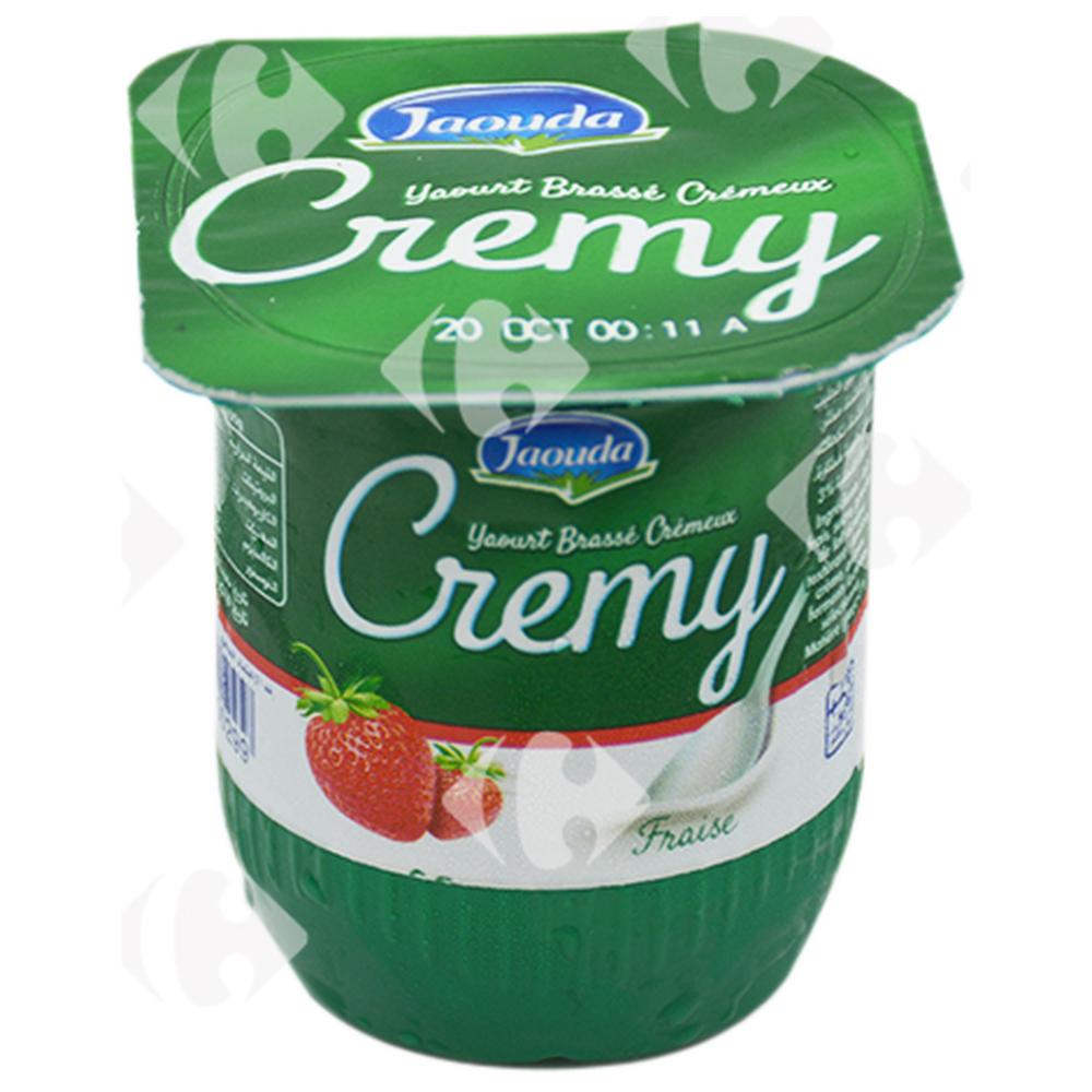 [12992] Yaourt Brassé Fraise Cremy Jaouda 110g