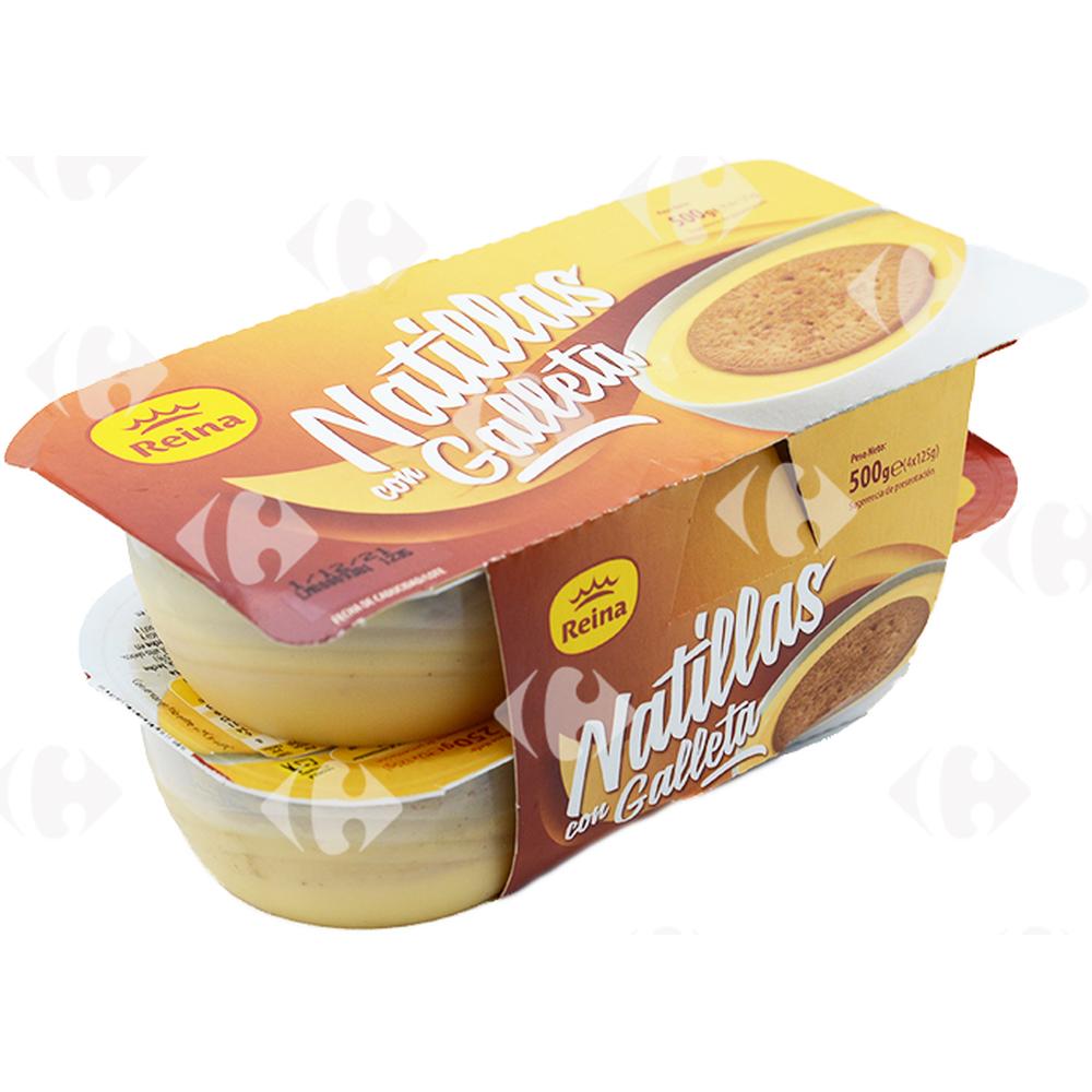 Crème Dessert avec Biscuits Reina 4x125g