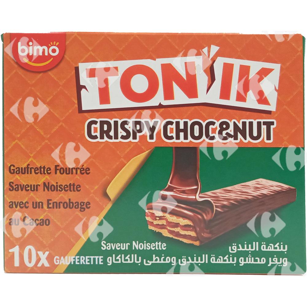 [696338] Pack Tonik Crispy Hazelnut Bimo 10x34g
