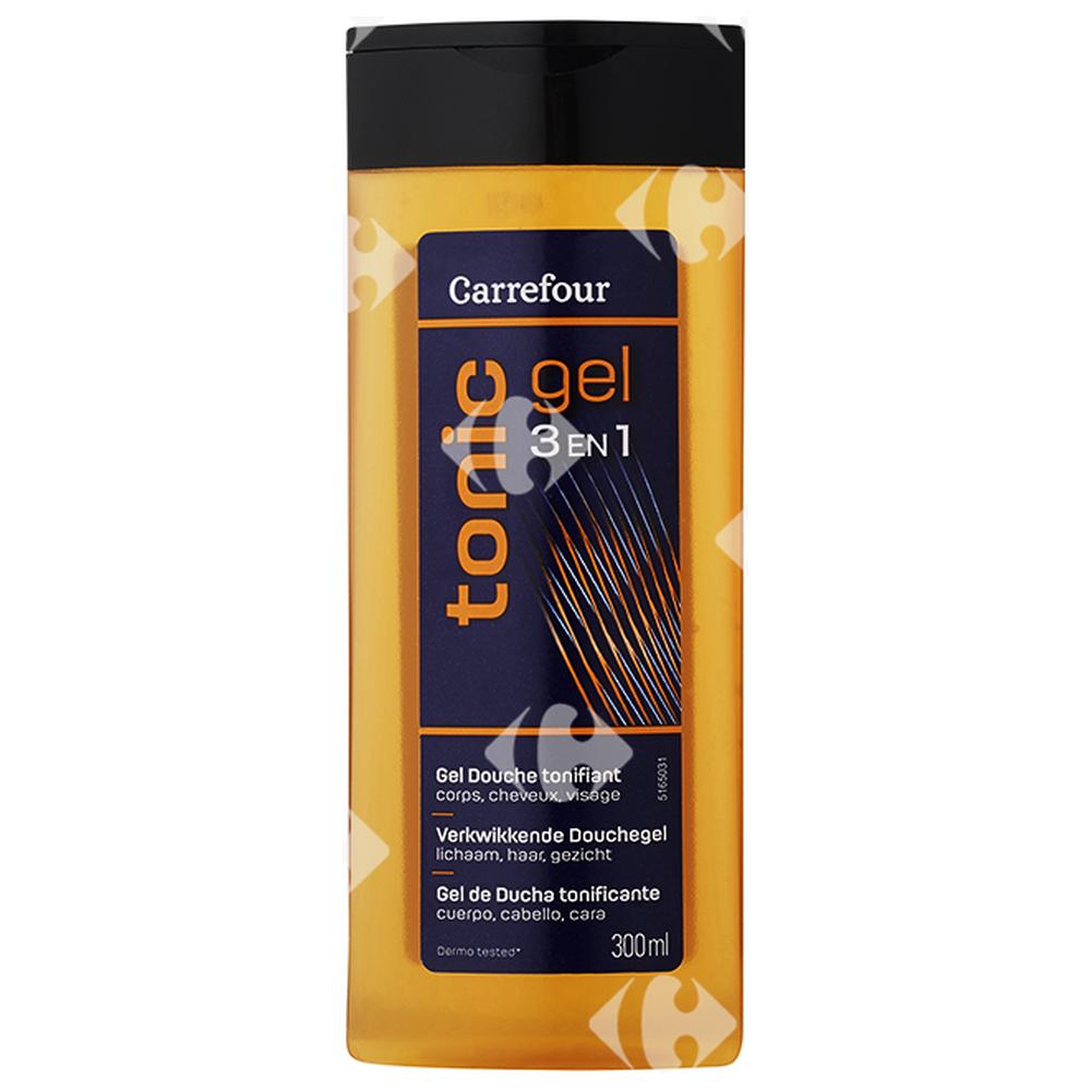 [565695] Gel Douche Tonic Homme Carrefour 300ml