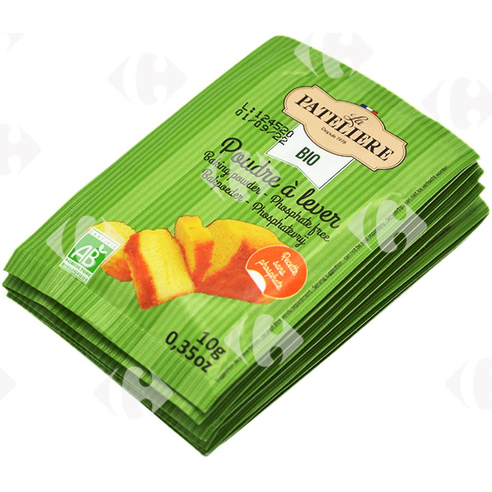 [665537] Poudre à Lever Bio Sans Phosphate La Pateliere 8x10g
