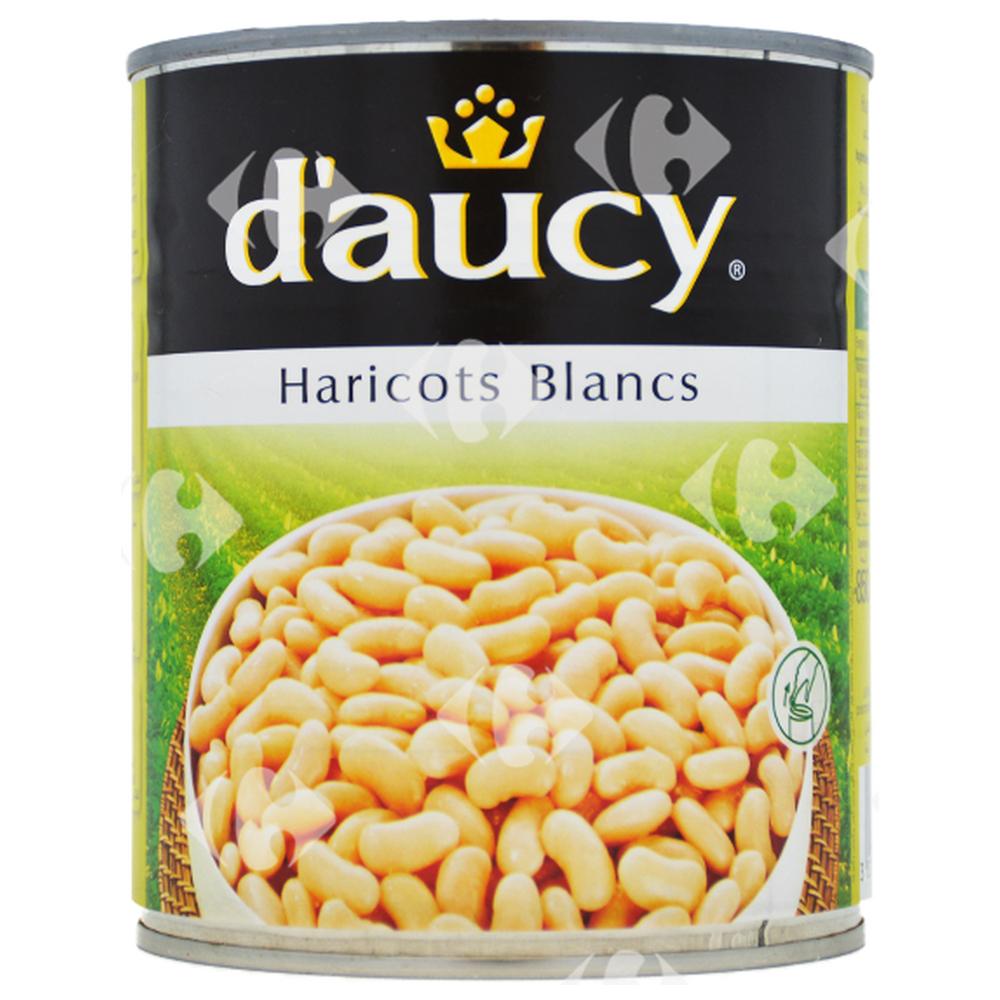Conserve de Haricots Blancs Nature D'Aucy 400g