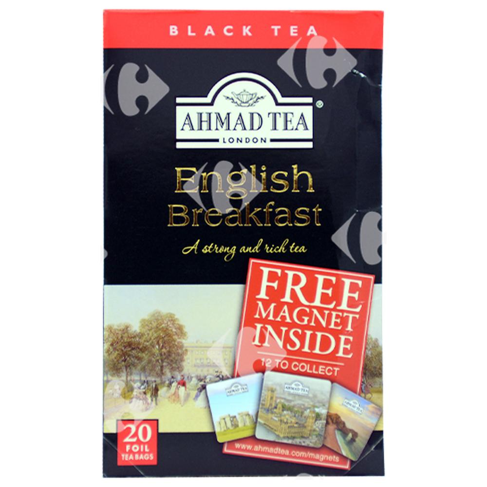 [539243] Aromatisé en Sachets English Breakfast Ahmad Tea 20 sachets