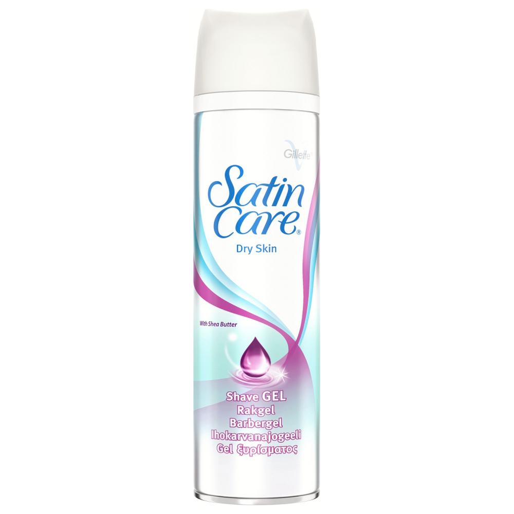 [659357] Gel À Raser Femme au Beurre de Karité Peau Sèche Satin Care 200ml