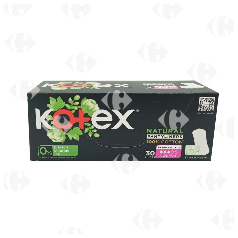[682479] Protéges Slip Cotton Normal Kotex 30 unités