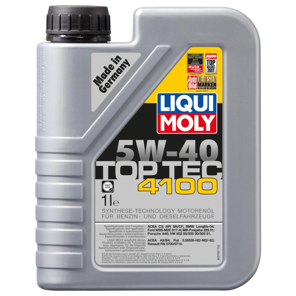 [656082] Huile Moteur Liqui Moly Top Tec 4100 5W40 1L.