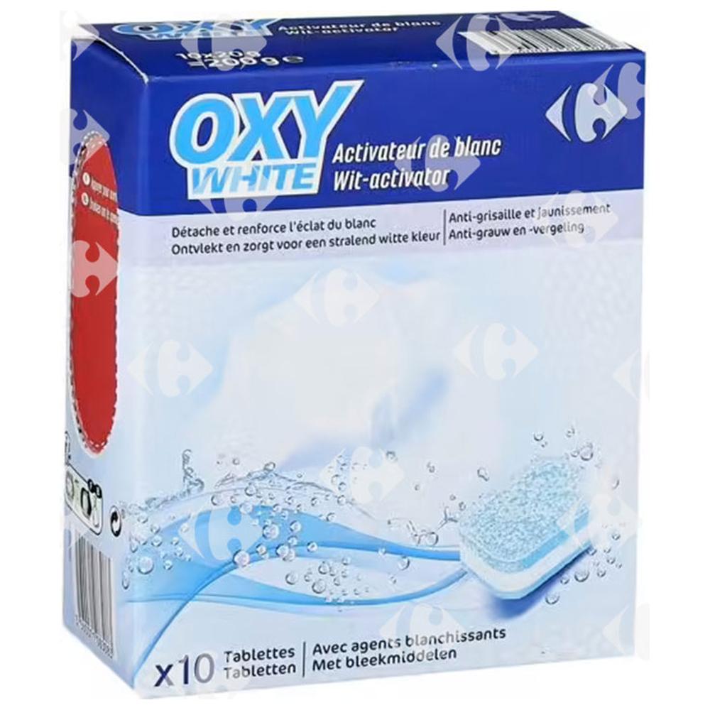[231240] Détachant Oxy White Activateur de Blanc Carrefour 10 unités