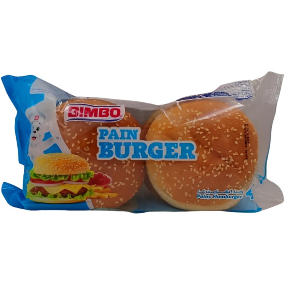 [636047] Pain Hamburger Bimbo 220g 4 unités