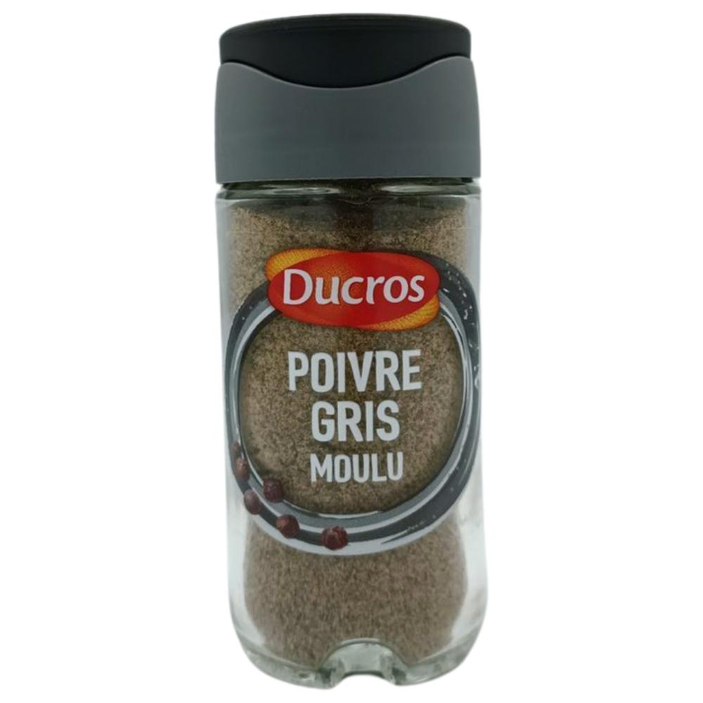 [625422] Poivre Gris Moulu en Flacon Ducros 40g