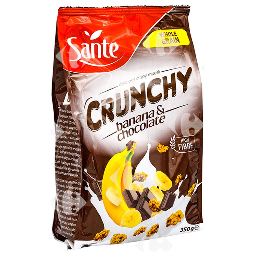 Muesli Croustillant Banane Sante 350g