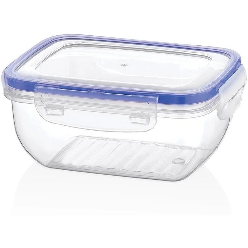 [694156] Boîte Alimentaire Rectangulaire en Plastique avec Couvercle 2,3L