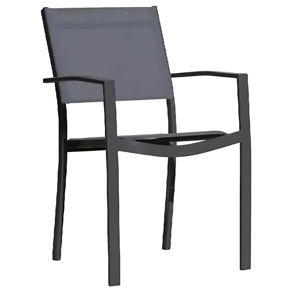[675619] Fauteuil de Jardin Pivoine Non Matelass en Aluminium 55x58x85cm