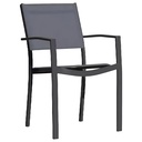 Fauteuil de Jardin Pivoine Non Matelass en Aluminium 55x58x85cm