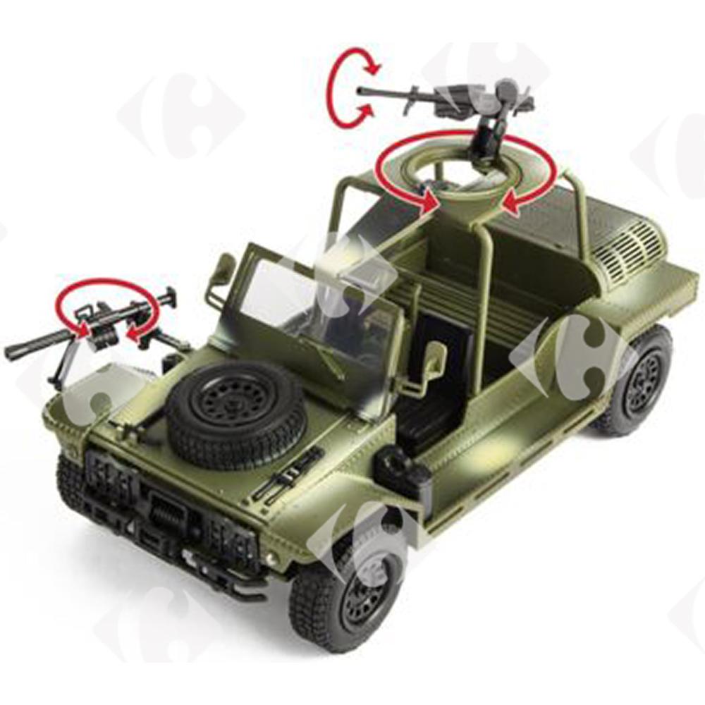 [686171] Véhicule Jeep Militaire 1/18