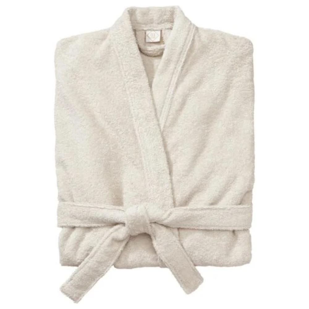 [569740] Peignoir de Bain Adulte Beige Clair en Coton Tex Home L/XL