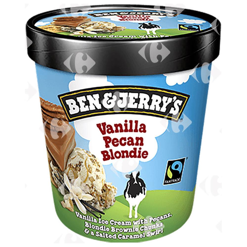 [684234] Pot de Crème Glacée Vanille Pecan Blondie Ben & Jerry's 465ml