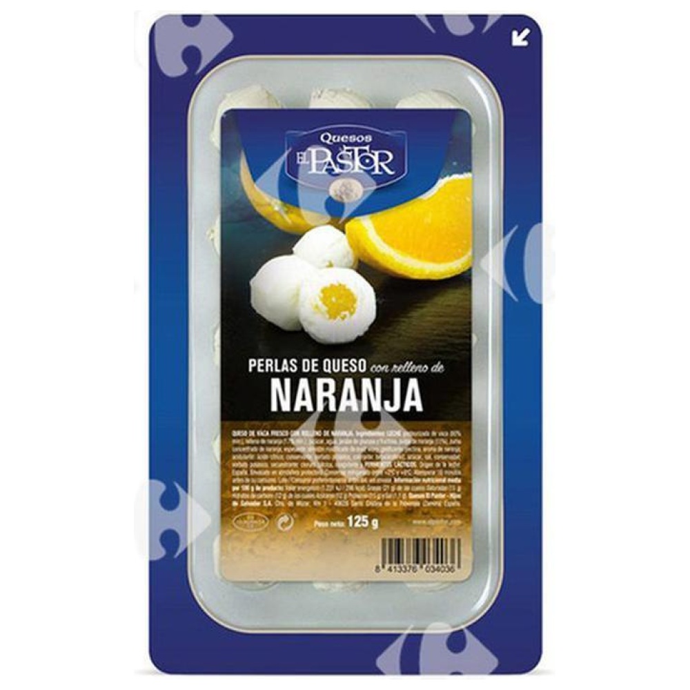 [681384] Fromage Perle Saveur Orange El Pastor 150g