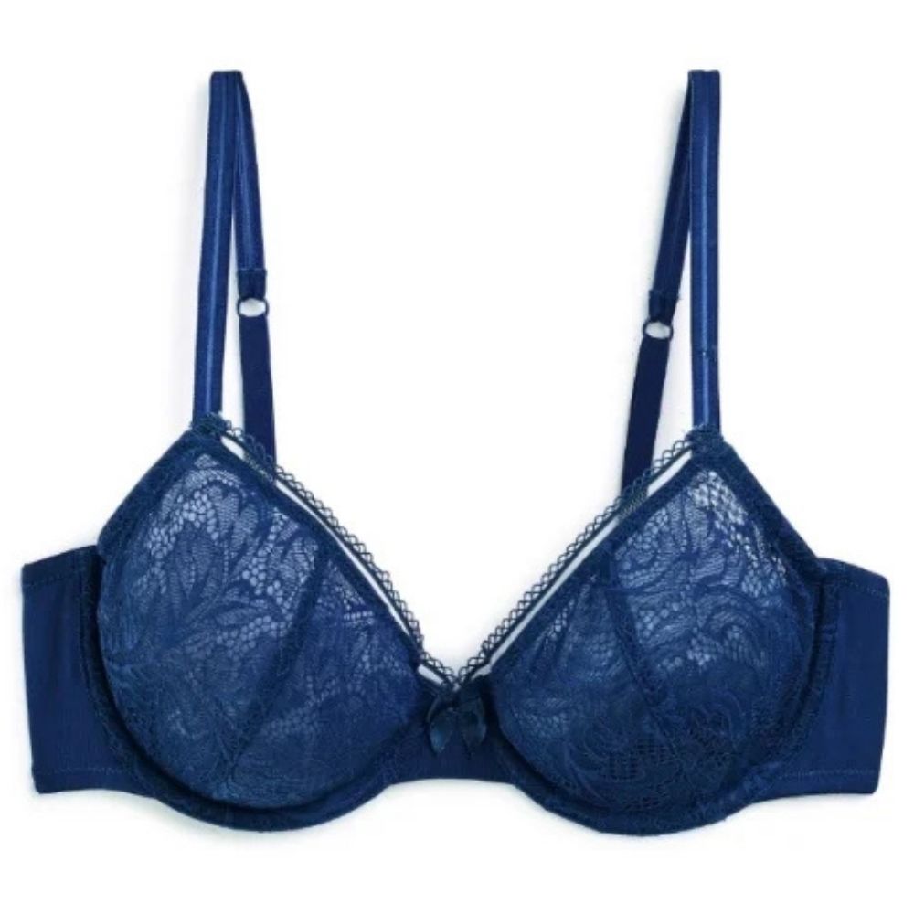 [691673] Soutien-Gorge Armatures Marine