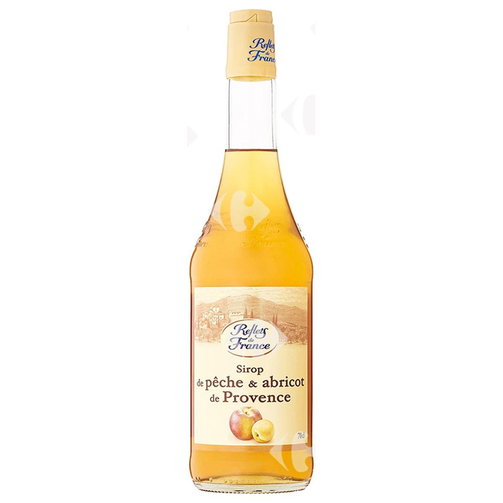 [656061] Bouteille De Sirop Pêche Abricot De Provence Reflets De France 70cl